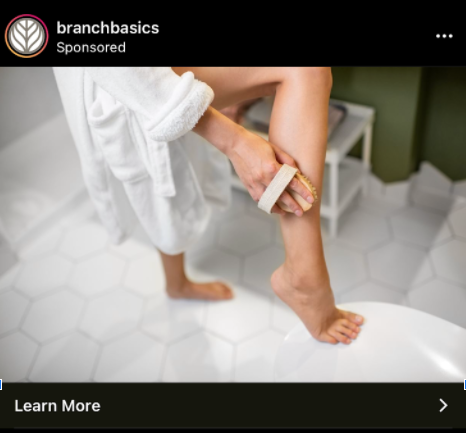 Advertisement on Instagram